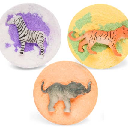 Kid's Bath Bombs Blind Box Safari Surprises Mix for wholesale by Purposeful Bliss - Fizzy Magic