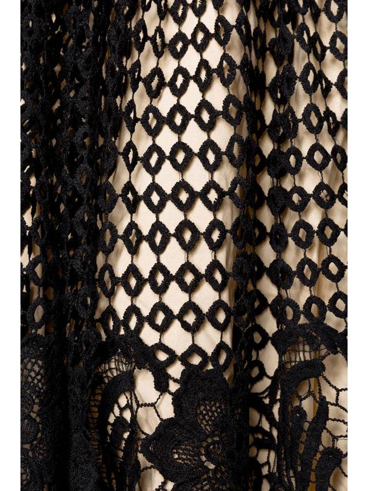 Black Swingkleid Mit Spitze for wholesale on Faire3