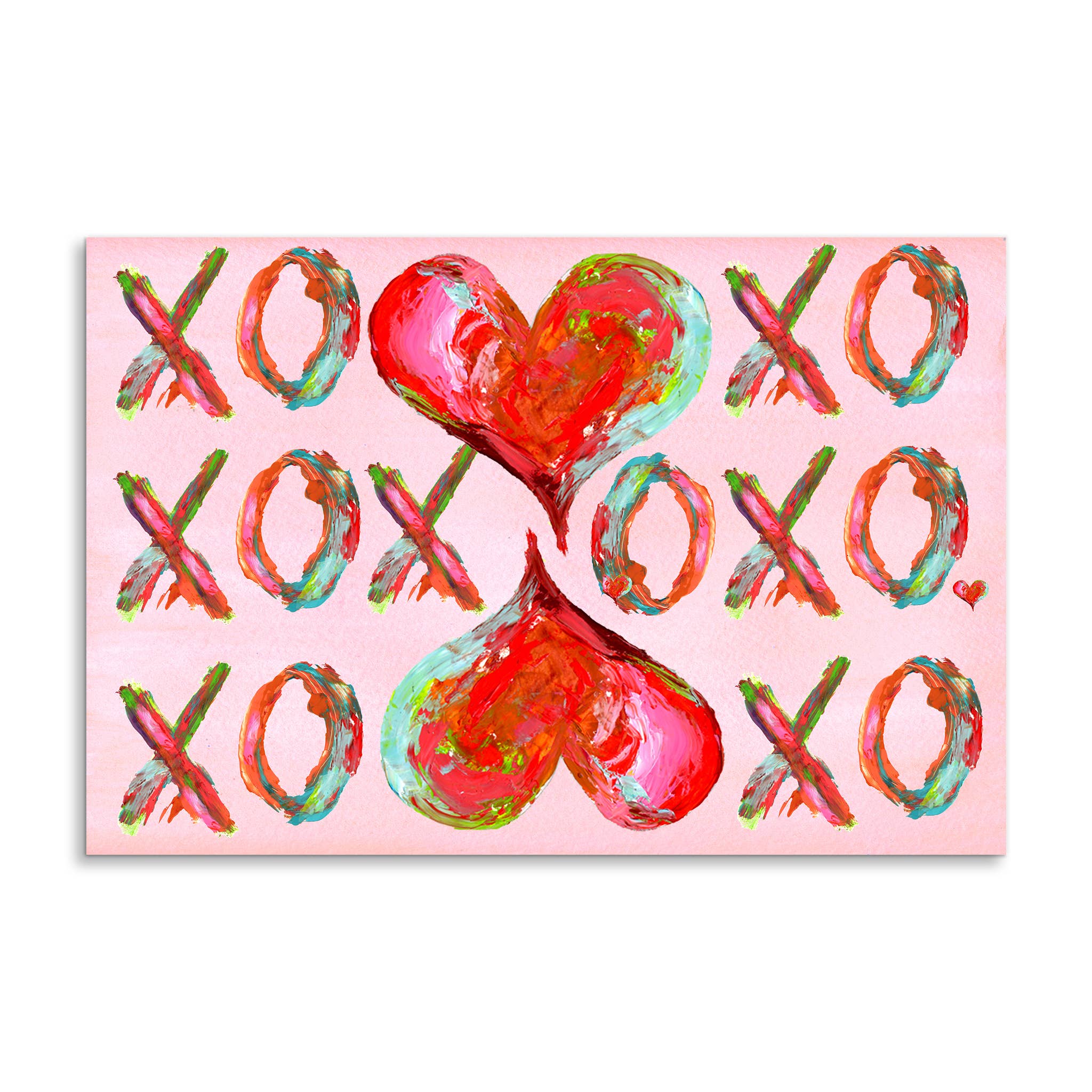 French Graffiti - Wholesale Disposable Placemat - Colorful Hearts Paper Placemats1