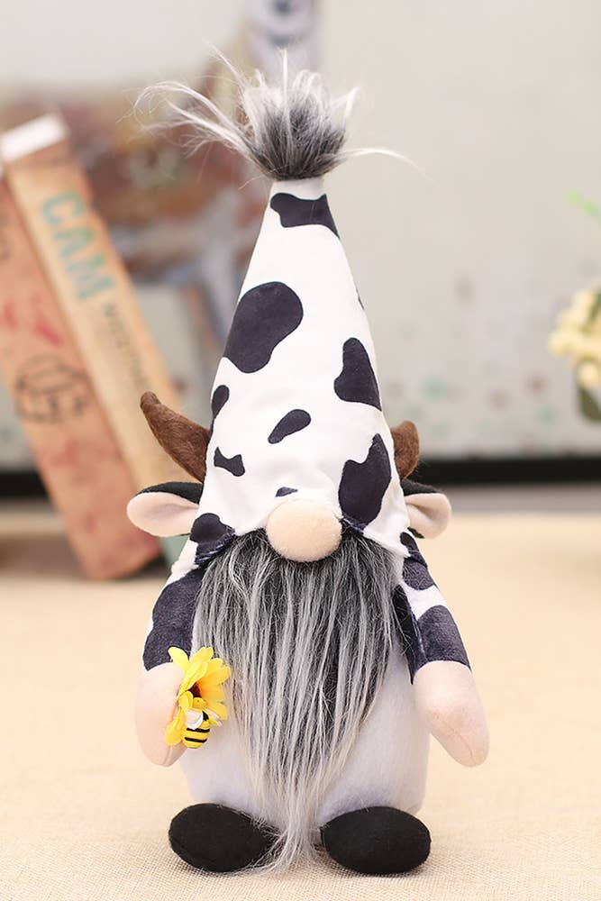 UNISHE - Wholesale Tafelbladdecoratie - Dwalfpop MIG003 met westerse koeienprint0