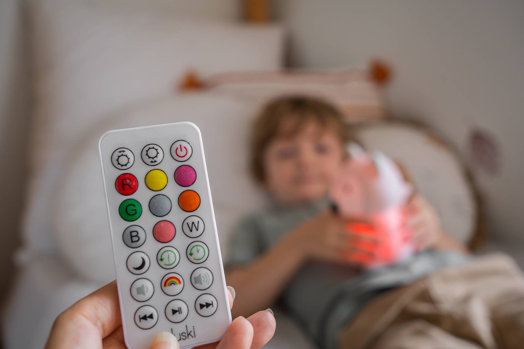 Luminous Distribution - Wholesale Night Light - Kids & Baby - Duski Rechargeable Bluetooth Night Light - Fox2