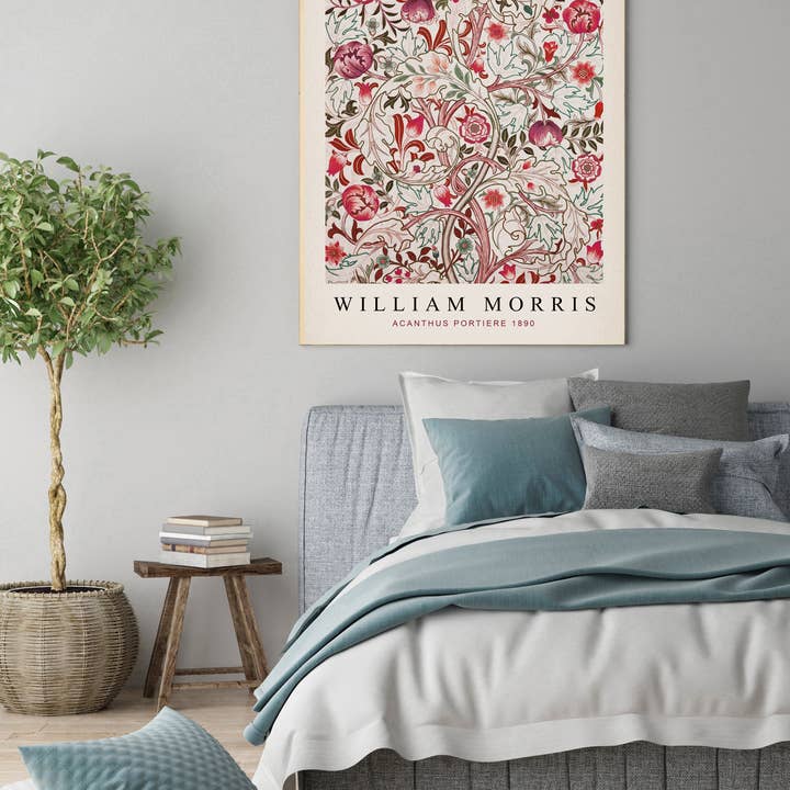 William Morris Acanthus Portiere 1890 Art Print for wholesale by Kumo Art Prints