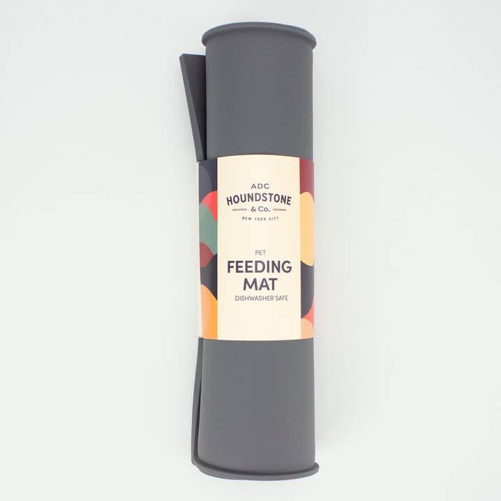 Tappetino in silicone per cibo per animali, lavabile in lavastoviglie, colore carbone (confezione da 6) per la vendita all'ingrosso da parte di ADC Houndstone & Co.