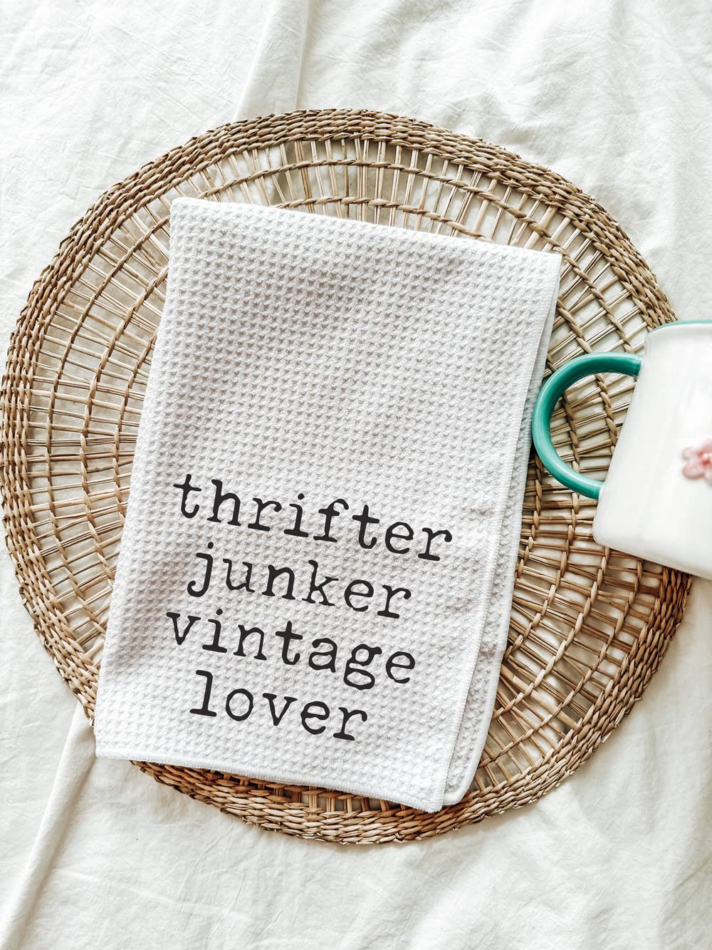 521handmade - Wholesale Tea Towel - Thrifter Junker Vintage Lover Tea Towel0