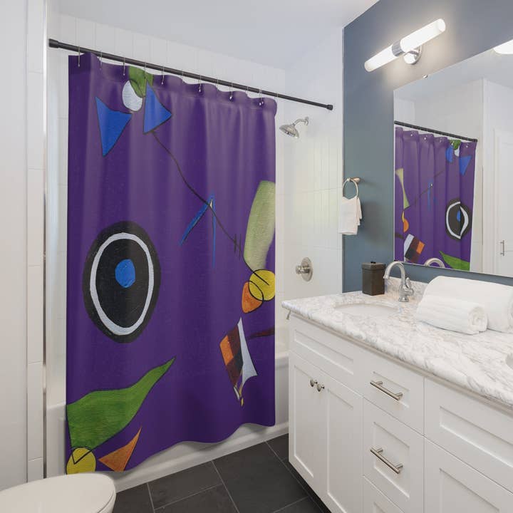 Cortina de ducha Arrangement C para venta al por mayor de See Joy Creative