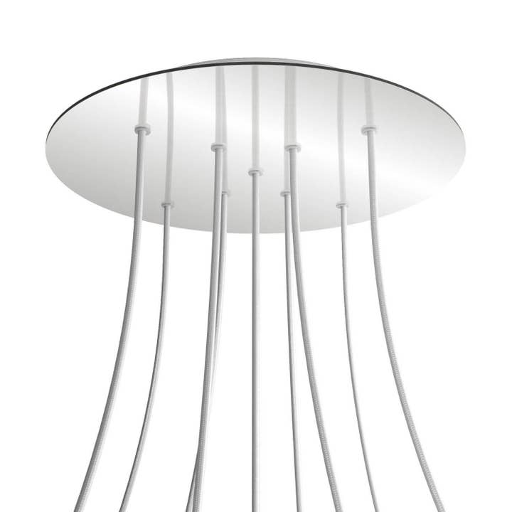 XXL Rose-One rosette, round, diameter 400 mm with 9 X holes and 4 holes for wholesale by LIGHTINUP S.R.L.