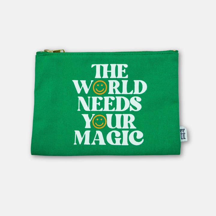 Canvas Pouch The World Needs Your Magic for wholesale by Properly Improper