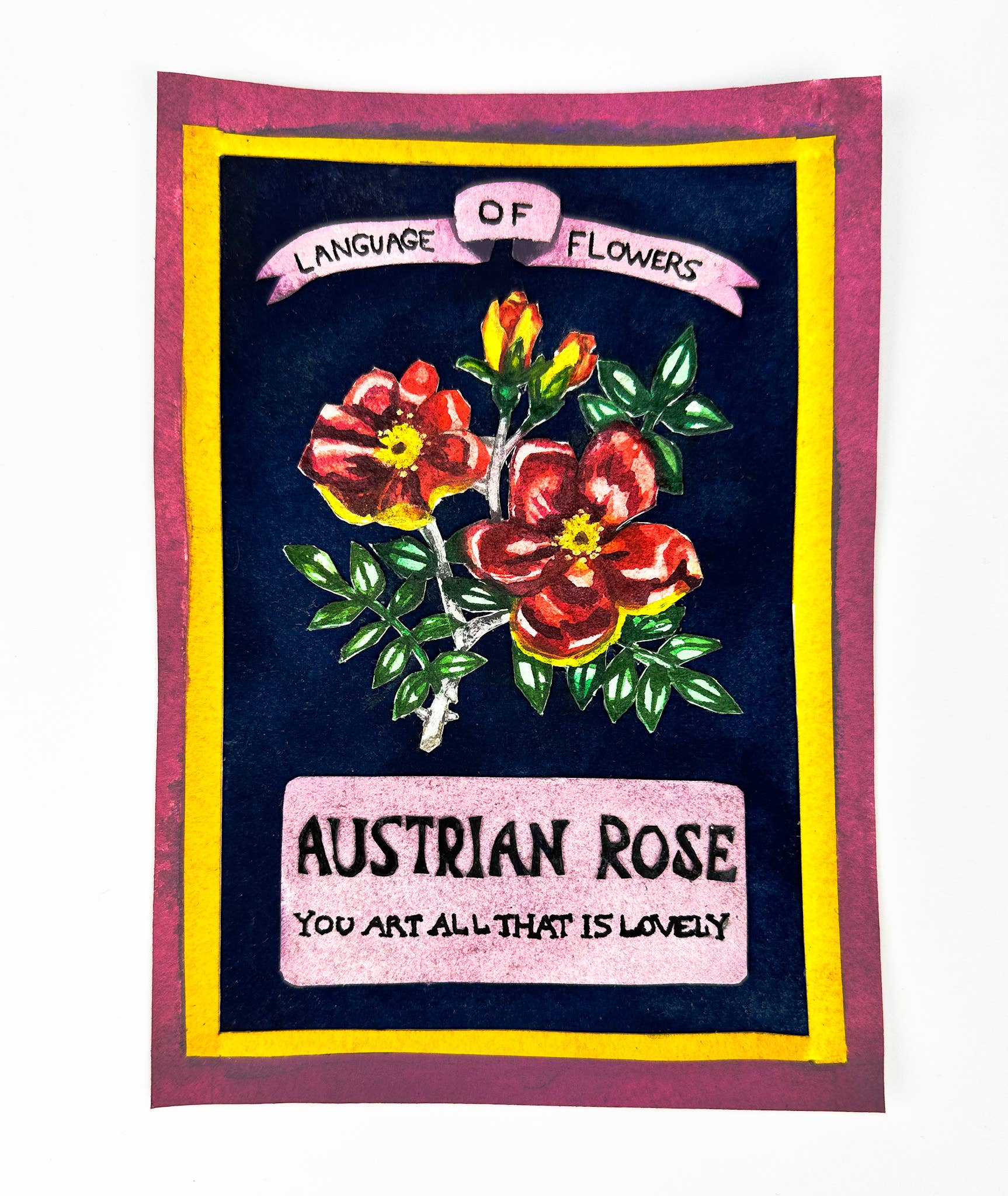 Guided Hand Studio - Wholesale Everyday Greeting Card - Victorian Flower Language cards1