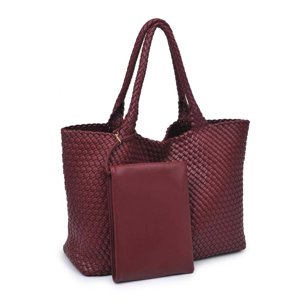 Moda Luxe - Vendita all'ingrosso Borsa tote - Donna - Borsa tote intrecciata in pelle vegana Solana69