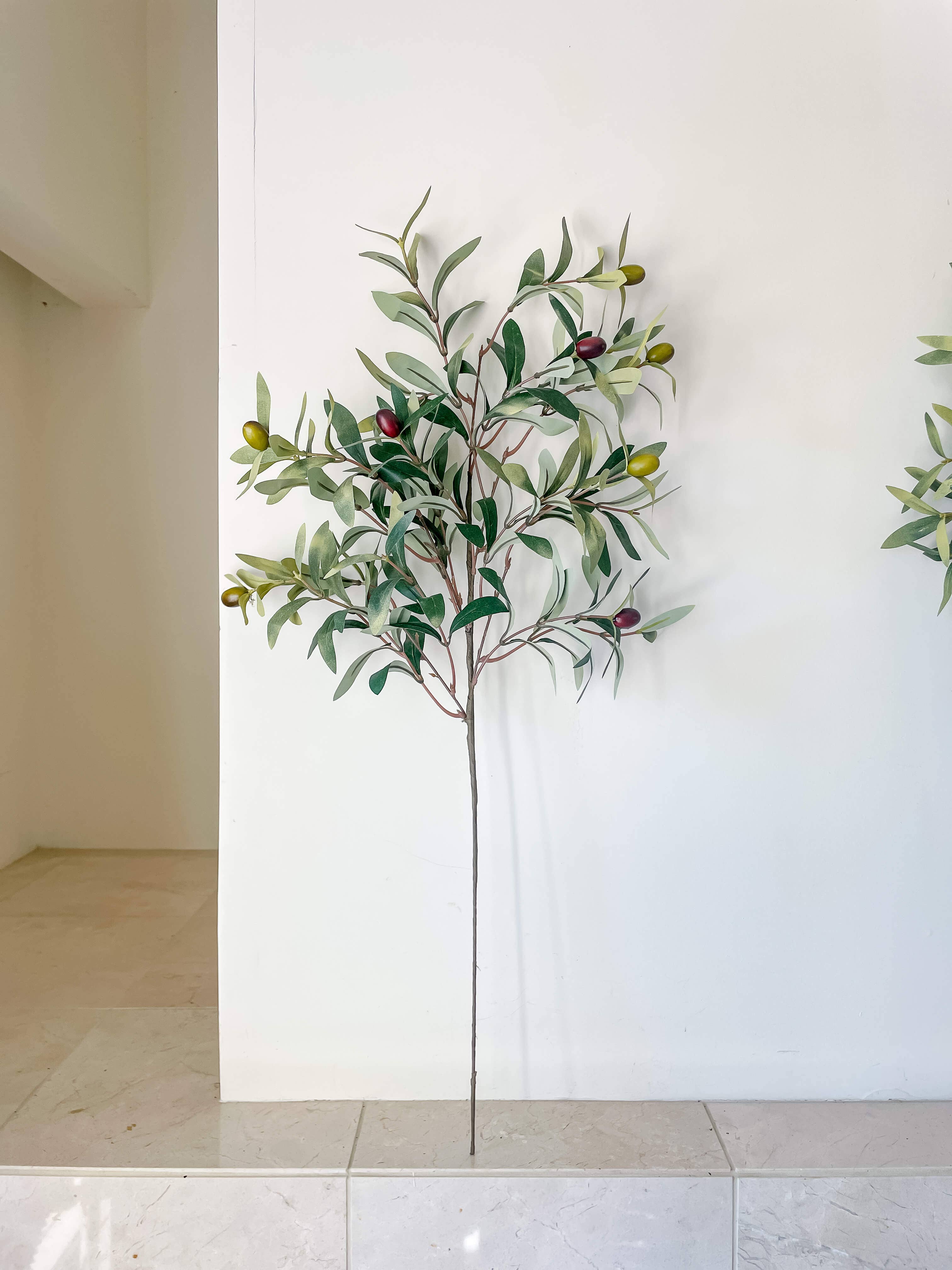 Hycroft Home Decor - Wholesale Artificial Plant - Olive Branch Stem 31" Faux Greenery