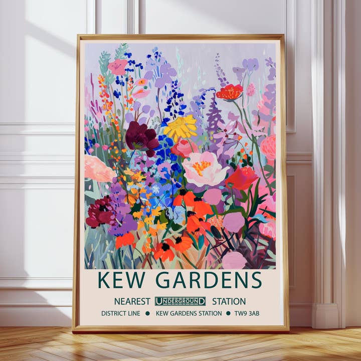 Botanical Kew Garden's Art Print for wholesale by Kumo Art Prints