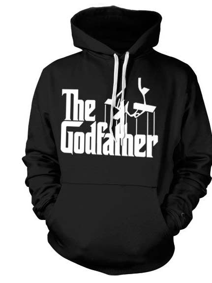 noir Sweat à capuche The Godfather Logo en vente sur Faire0