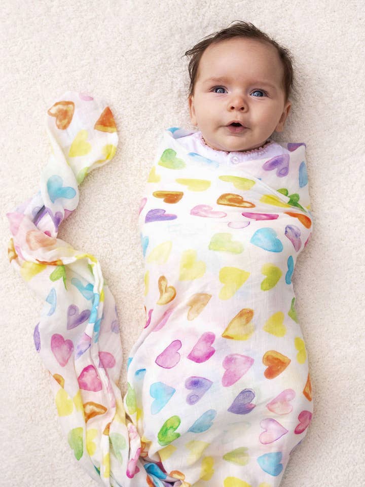 All of My Love - Swaddle for wholesale by Saltwater Swaddles