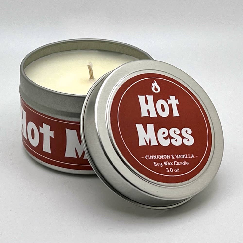 Oso Candle Company – Großhandel Kerze im Glas / gefüllte Kerze – Das Snarky 6er-Pack | Duftende Sojawachskerzen in Dosen4