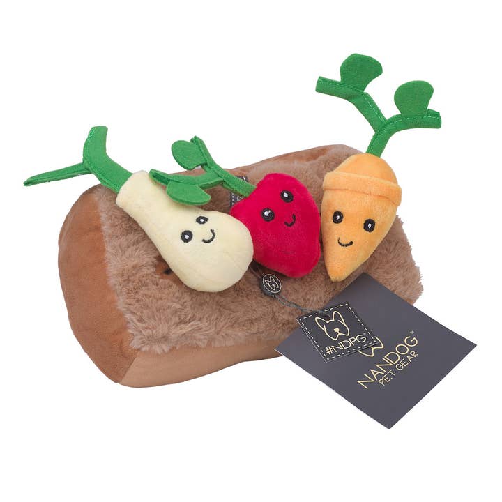 BELLOMANIA - Wholesale Pet plush toy – Dog - NANDOG PLUSH TOY MY BFF FRUIT AND VEGETABLE BASKET