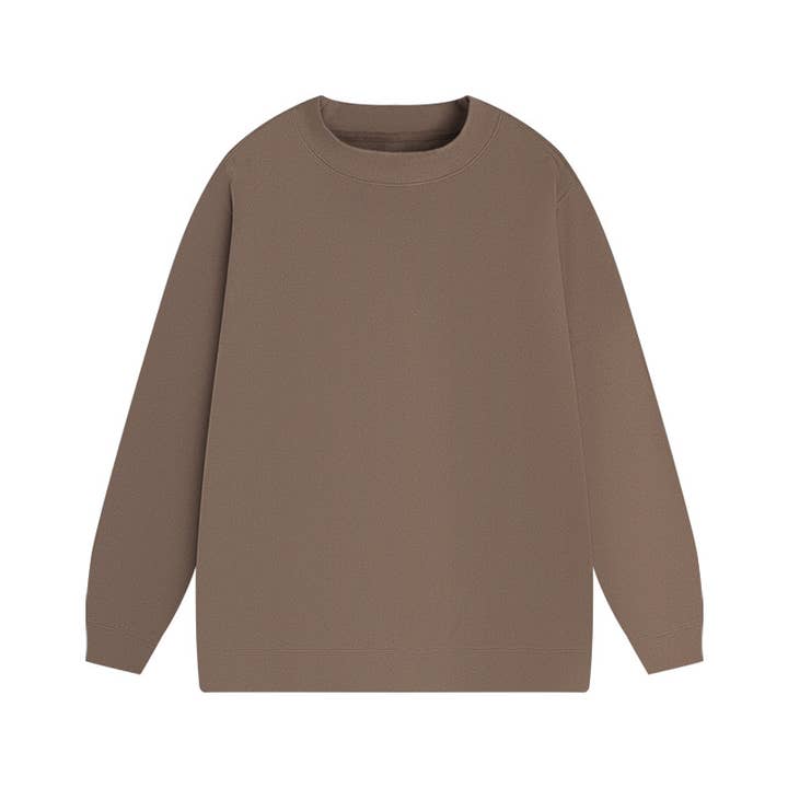 Rosa Clothing - Wholesale T-Shirt - Women's - Basic Loose casual crewneck t-shirt long sleeve Sweatshirt1