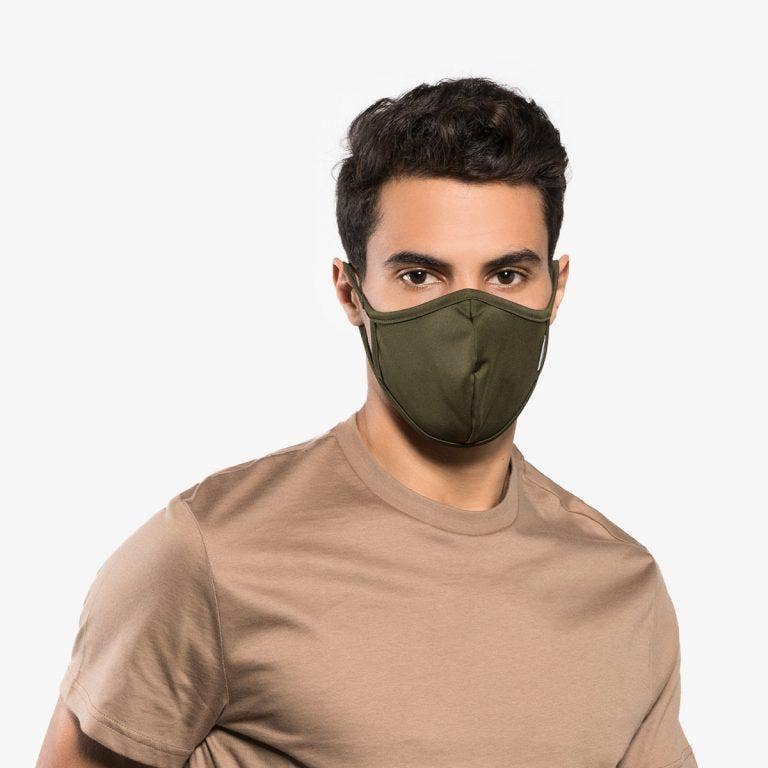 MakMask - Wholesale Protective Face Mask/Shield - Deep Green Mask4