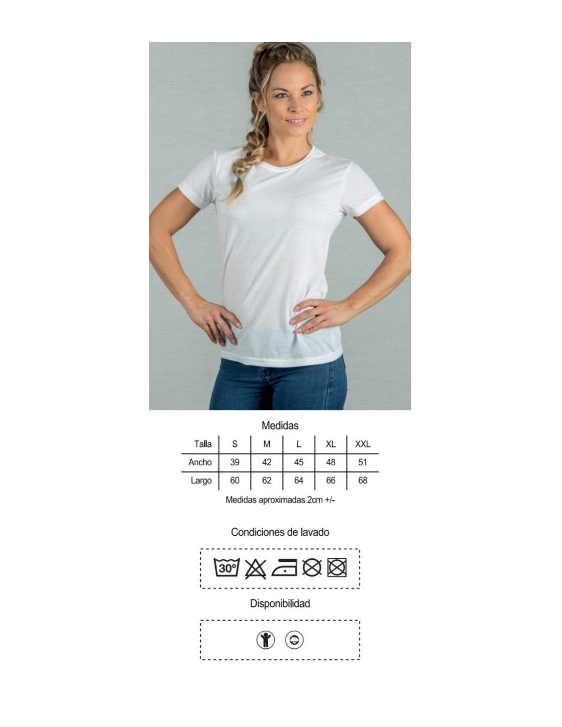 STAR WAY, S.L. – Großhandel T-Shirt – Damen – Kurzärmliges Damen-T-Shirt aus Polyester zum Sublimieren1