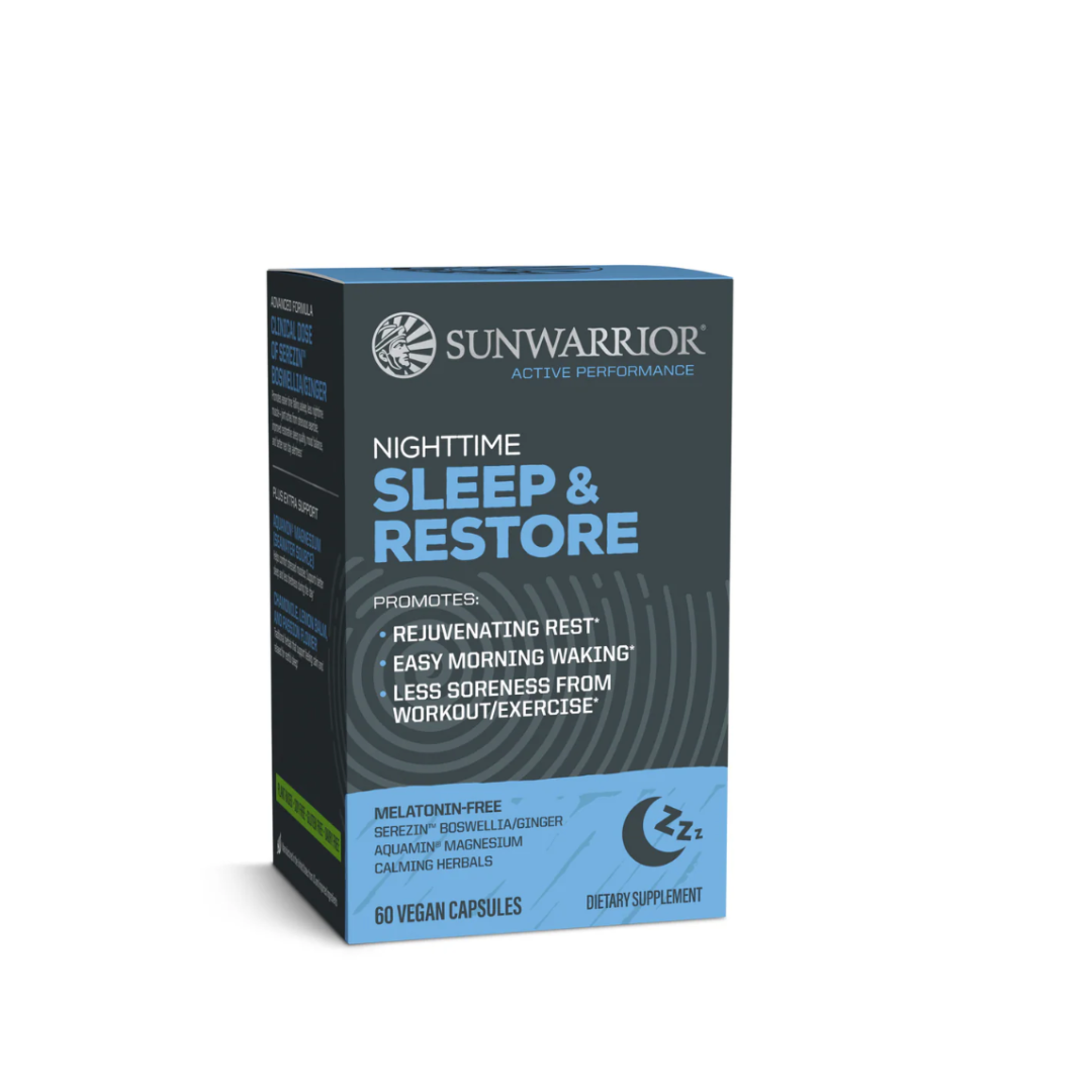 Sunwarrior - Wholesale Oral Supplement/Vitamin - Sunwarrior Active Nighttime Capsules - Sleep & Restore11