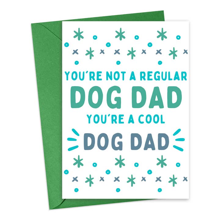 Biglietto per la festa del papà del cane Funny Dog Dad Gifts Owners per la vendita all'ingrosso da parte di R is for Robo