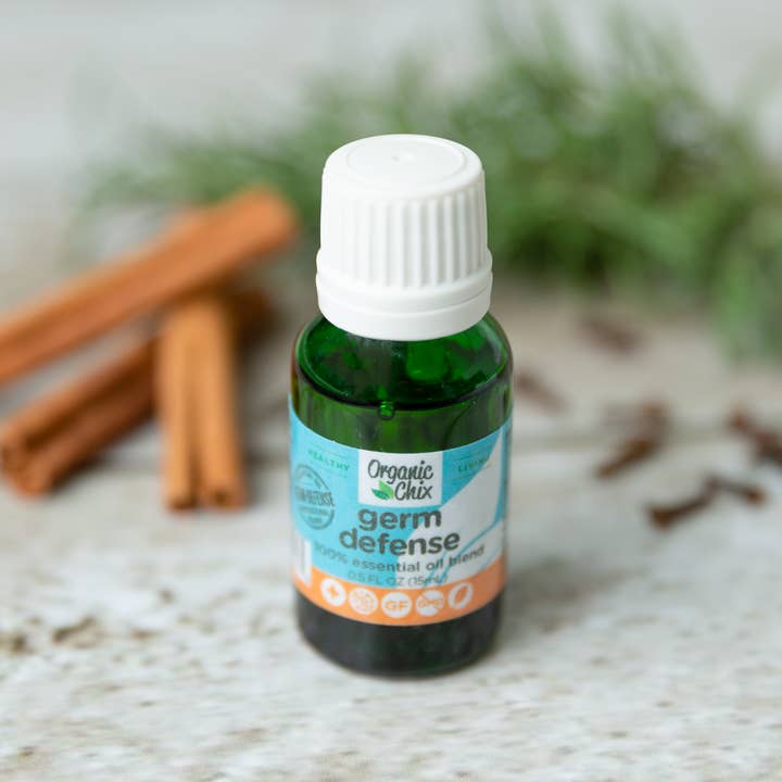 Organic Chix - Wholesale Essential Oil - Germ-Defense Essential Oil Blend, 15mL Bottle9