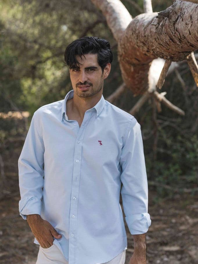 CAMISA OXFORD PELÍCANO BURDEOS para venta al por mayor de LPKN