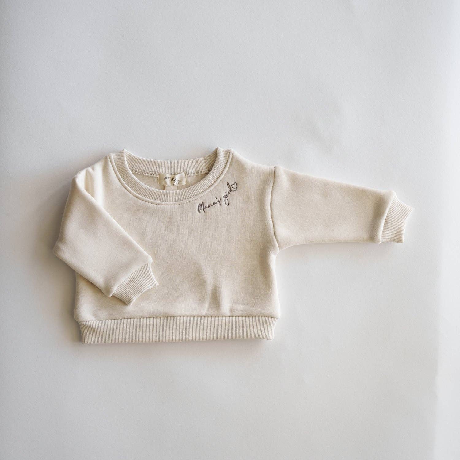 Atlas Grey - Wholesale Sweatshirt - Baby - Mama's Girl/Mama's Boy Crewneck4