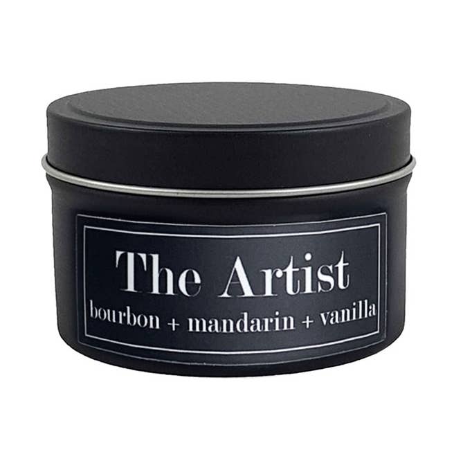 Bougie L'Artiste 113g Bourbon + Mandarine + Vanille pour la vente par Fly Paper Products