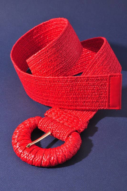 anbfashion - Venta al por mayor Cinturón - Mujer - CINTURÓN DE PAJA ELÁSTICA DE MEDIA LUNA ENVUELTO NEW-J1BIW50015 4