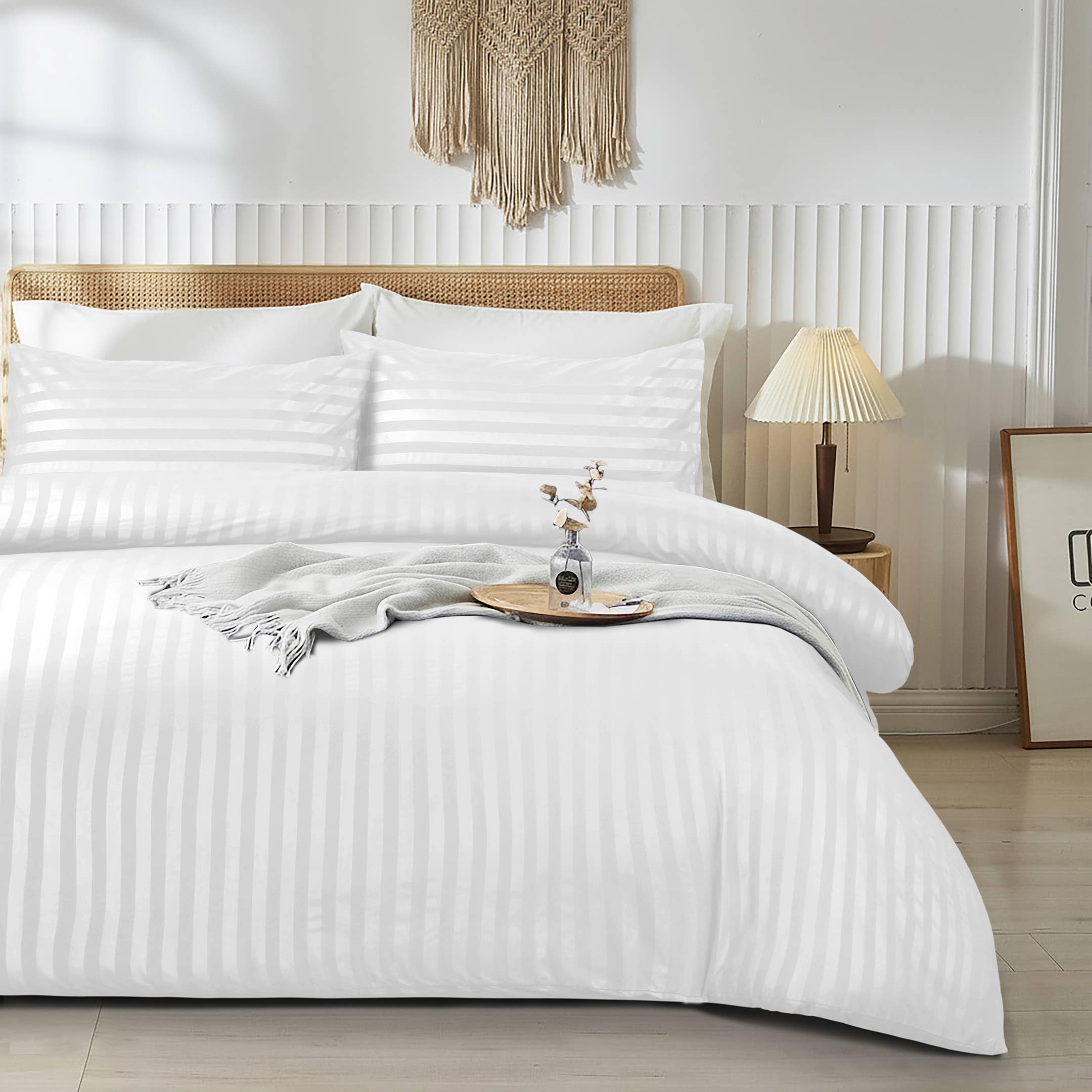 Cotton Passion – wholesale Sängkläder – Randigt påslakan set i lyxig 100 % mjuk mikrofiber23