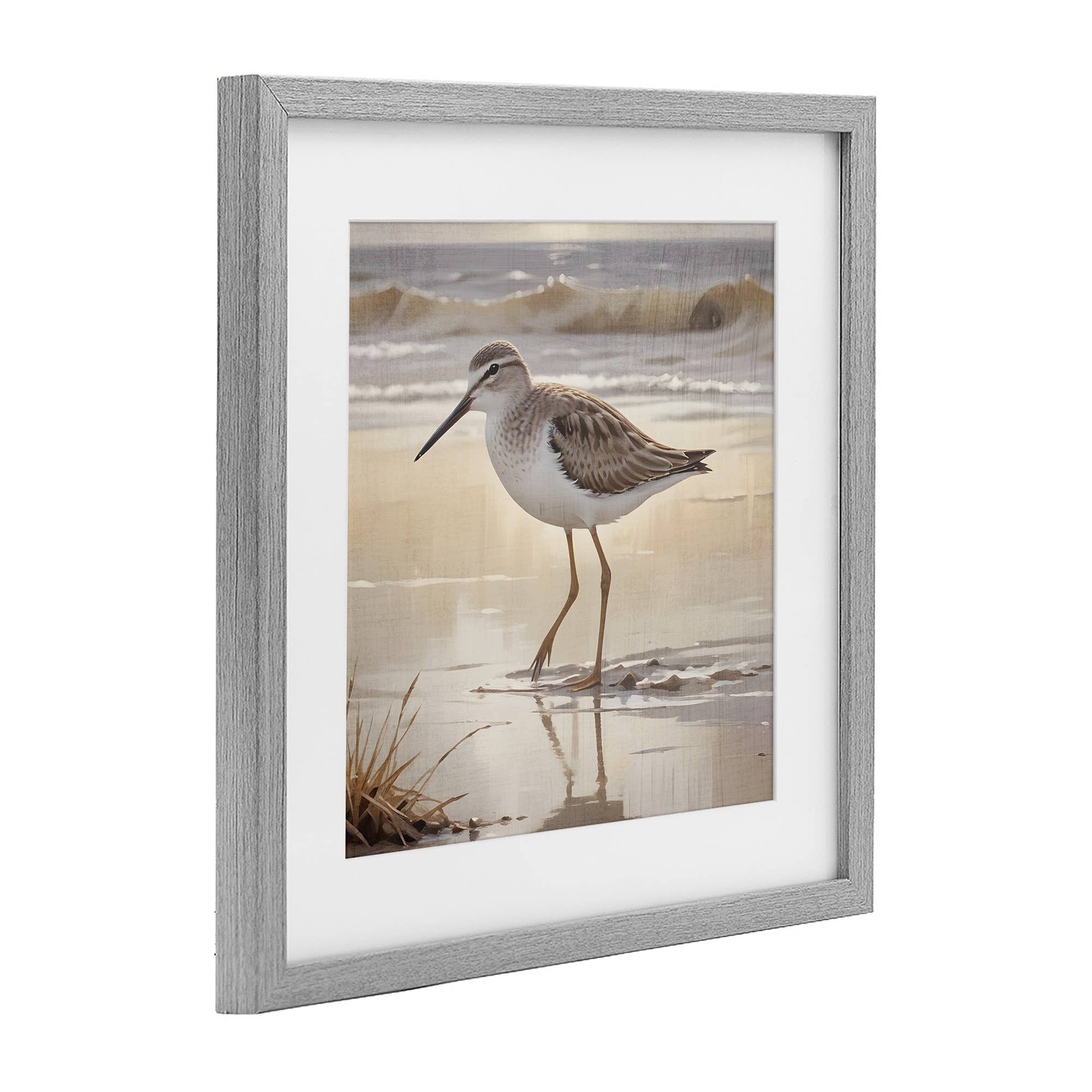 Stupell Industries - Wholesale Wall Sign - Wading Beach Sandpiper - Print Under Glass Wall Art10