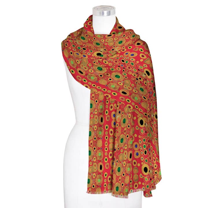 Klimt Hope II Silk Blend Shawl – Lightweight Dressy Wrap for Women for wholesale by RainCaper