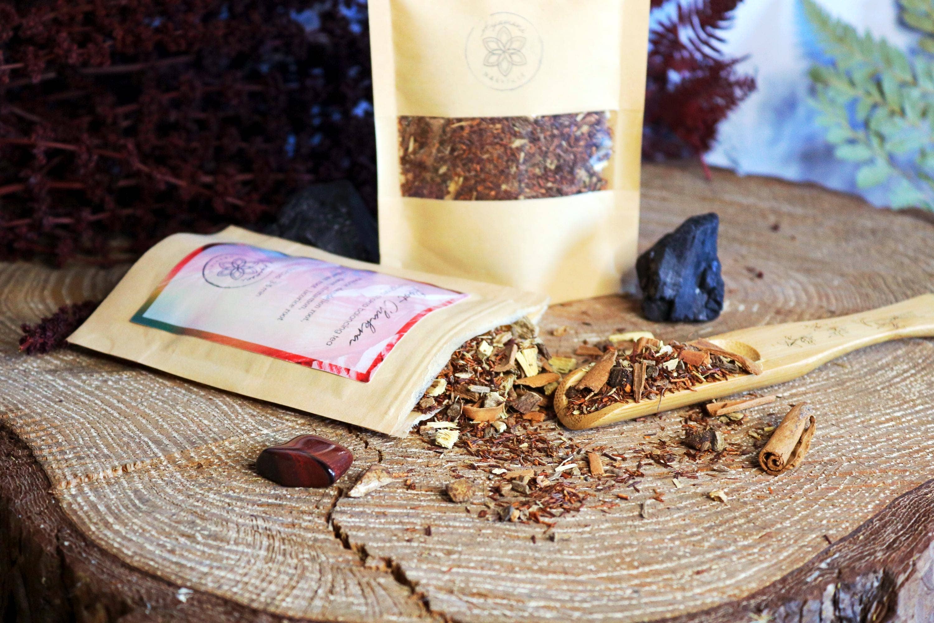 Ayamani Naturals - Wholesale Loose Tea - Root Chakra Balancing Herbal Tea with Rooibos and Valerian5