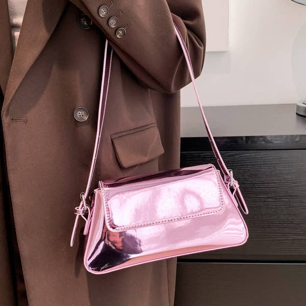 VividLux - Wholesale Crossbody Bag - Women's - Geometric Solid Color Zipper Bags Handbags2