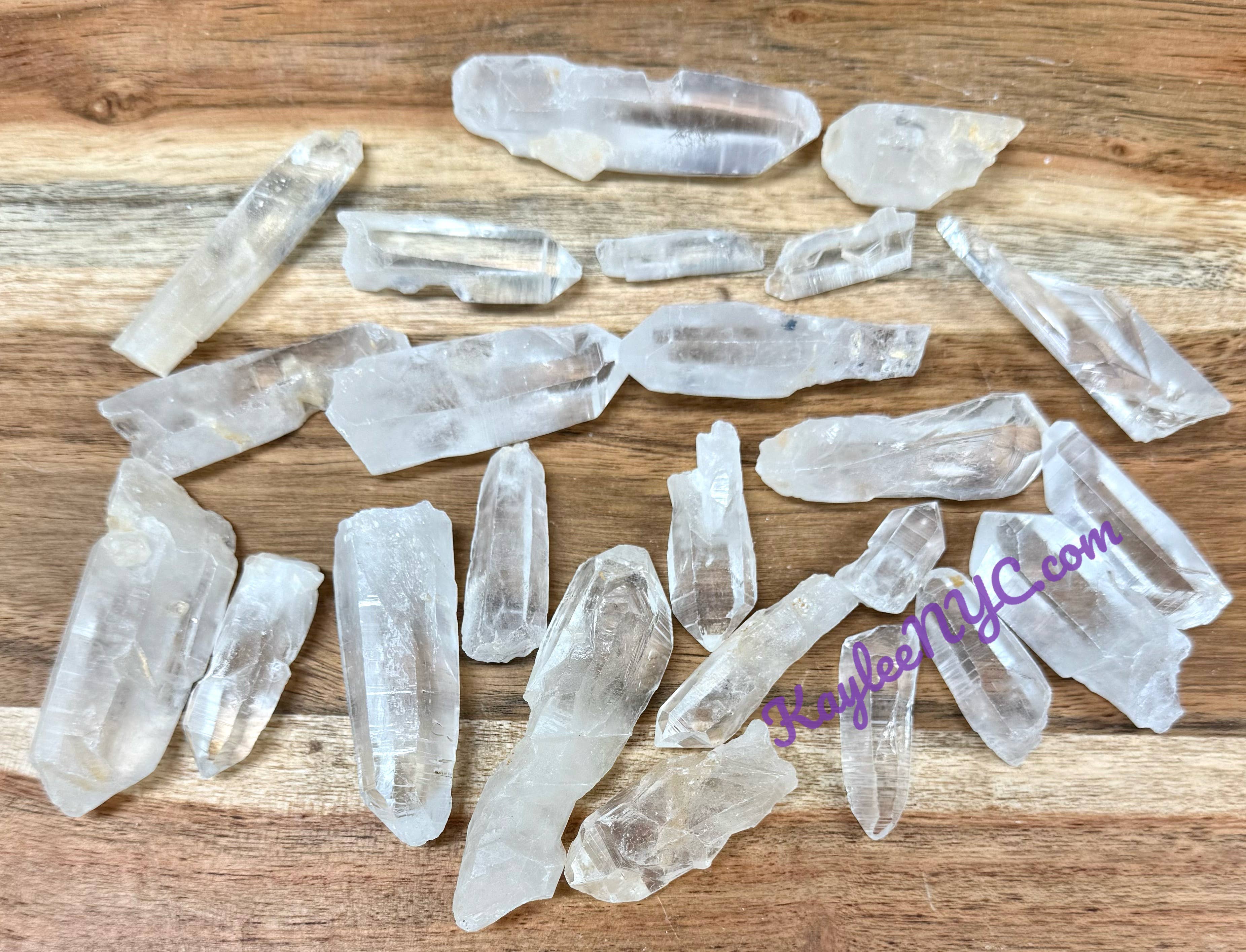 KayleeNYC - Wholesale Spiritual Stone/Crystal - Wholesale Lot 1 Lb Natural Lemurian Quartz Wand Raw Crystal6