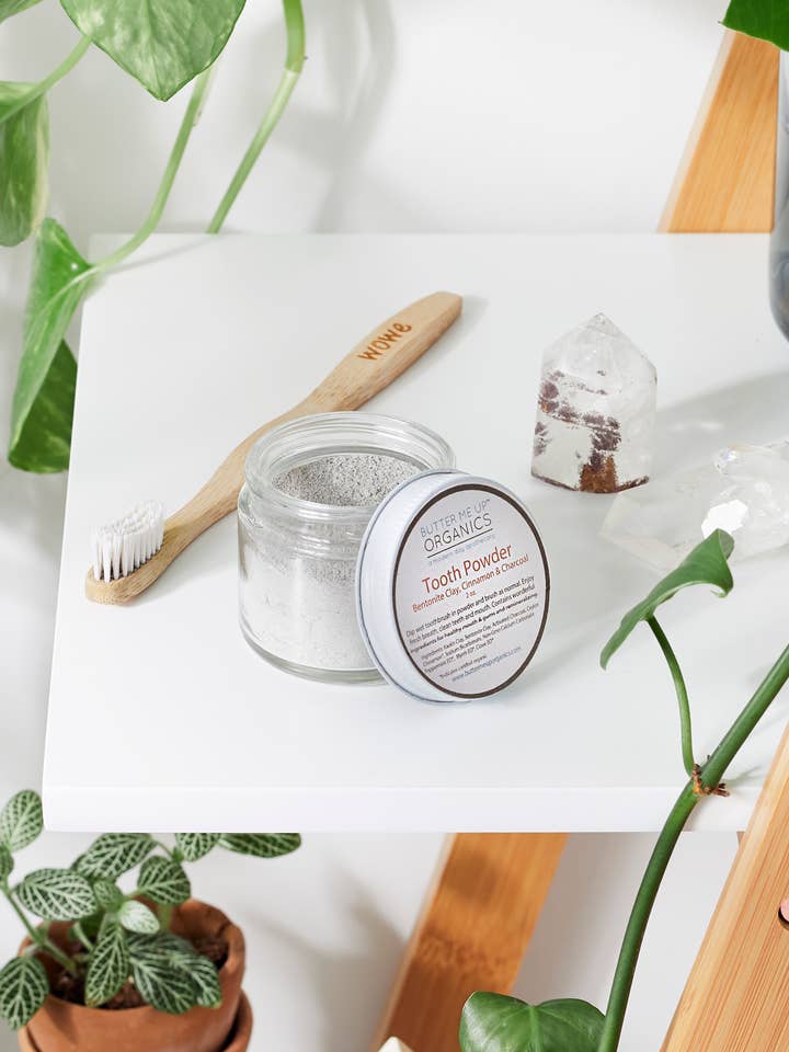Poudre Dent/Dentifrice/Poudre Dent Organique/Bio pour la vente par Butter Me Up Organics