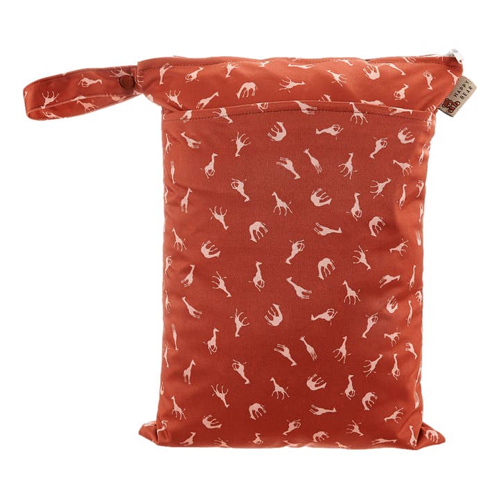 Wetbag med to rum | 30 x 40 cm | Savanna for engroshandel hos HappyBear Diapers