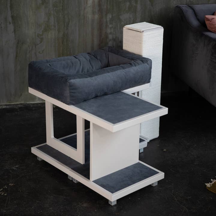 katmanu - Wholesale Pet Scratcher - Cat - LIEPA – One Level Extended Cat Tree, Cat Scratcher and Bed0