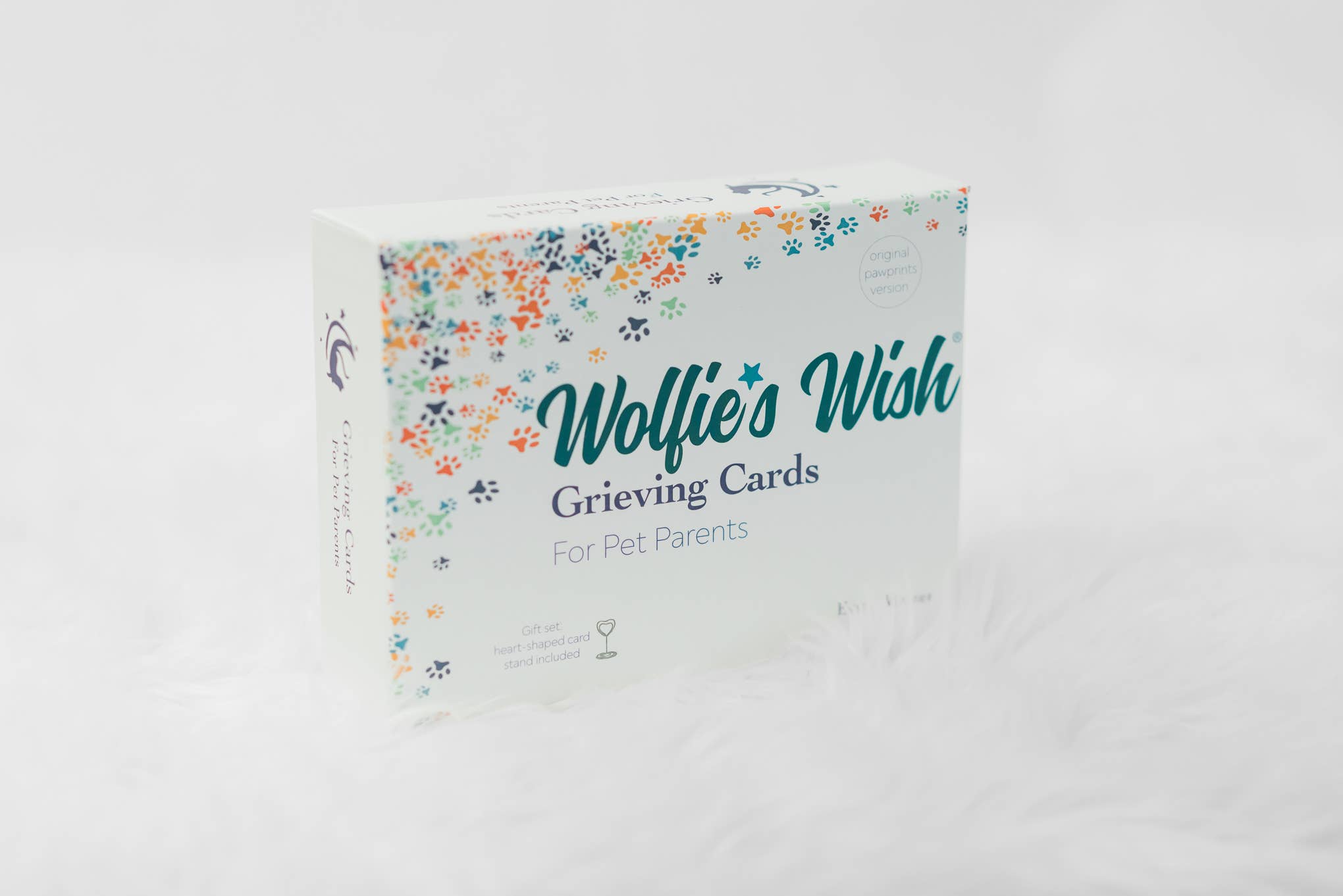 Wolfie’s Wish - Vente Urne - Cartes de deuil en cas de perte d'un animal de compagnie, jeu de cartes d'affirmation5