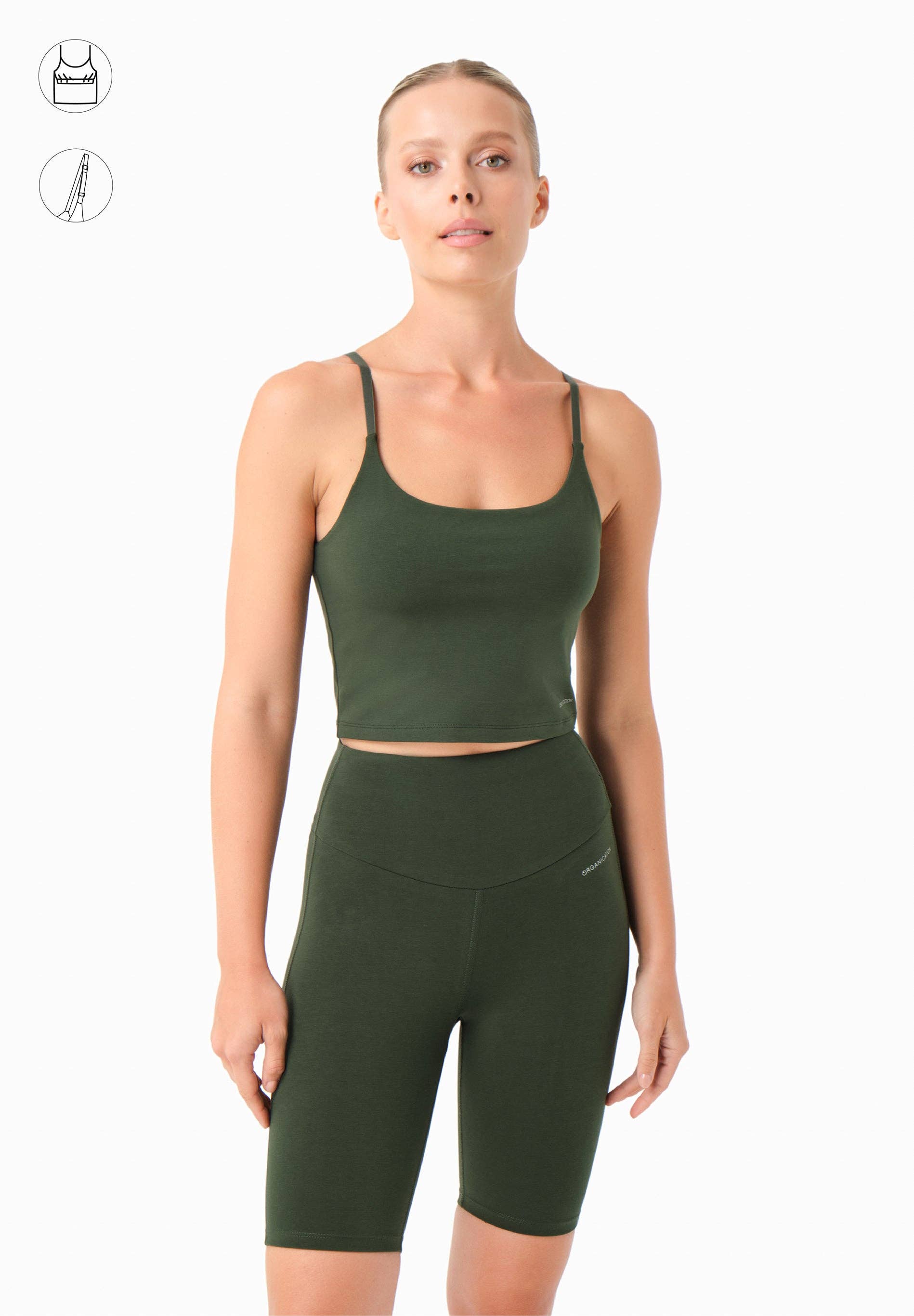 ORGANICATION - Wholesale Athletic Top - Women's - TARRA | Crop-Top aus Bio-Baumwolle