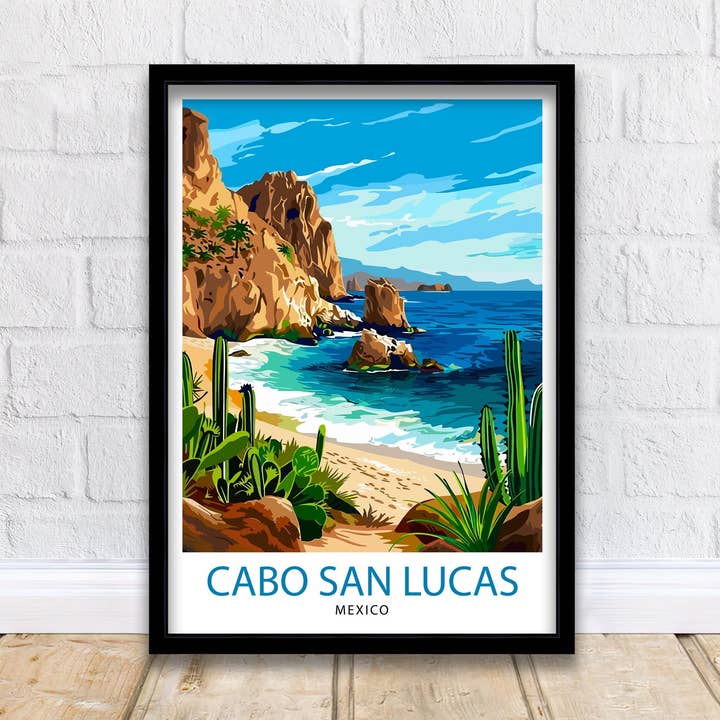 Cabo San Lucas Reiseplakat Cabo San Lucas für den Großhandel von InkNPrintz