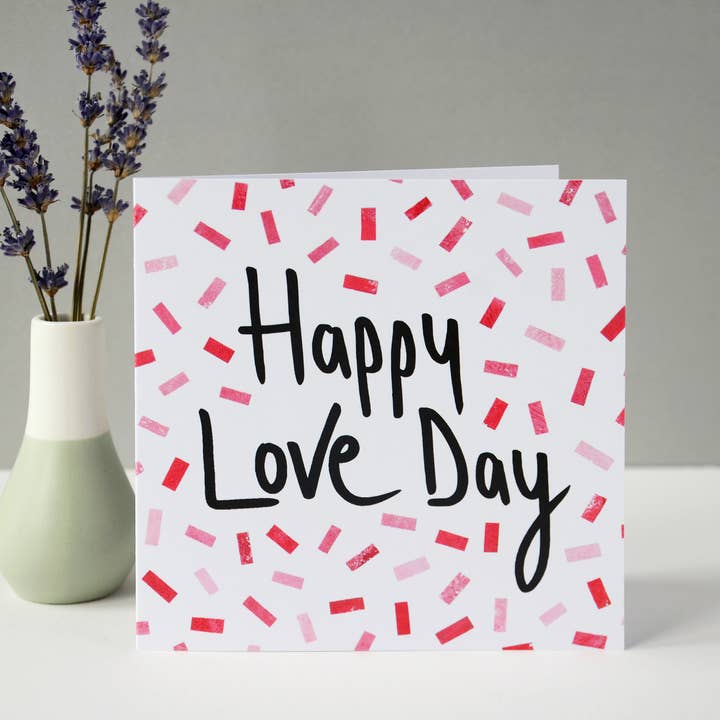 Carte Happy Love Day pour la vente par Fiona Clabon Illustration