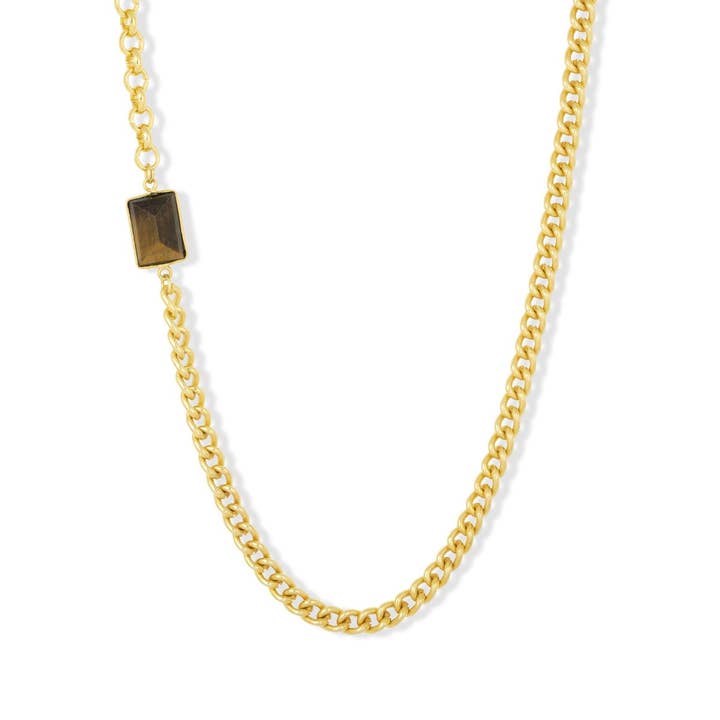 Collar Melody Ojo de tigre para venta al por mayor de Ashiana London