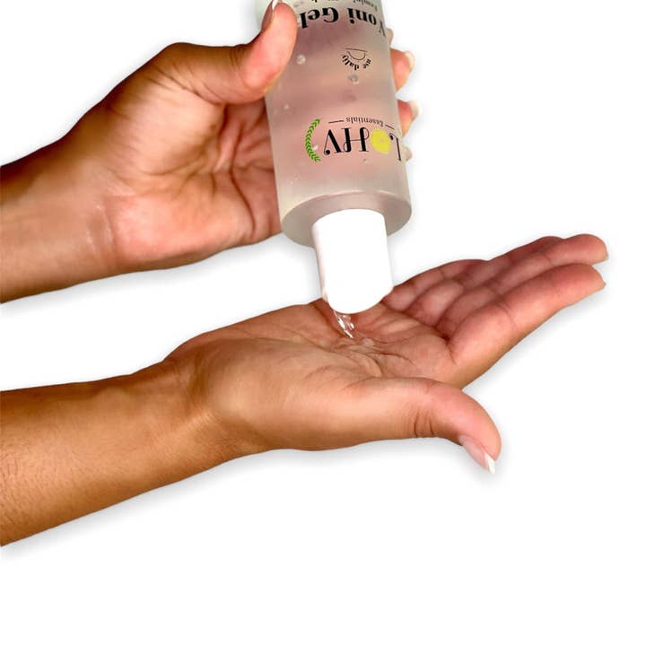 LOHV ESSENTIALS - Wholesale Intimate Cleanser/Wipe - PREMIUM YONI GEL Feminine Wash Eliminate Odor, Cleanse Vulva, Maintain a Healthy pH with Palm Kernel Oil + Aloe Vera Leaf3