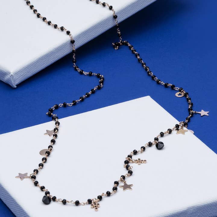 Cross Necklace | gold plated | made in Italy for wholesale by NINA TRA LE NUVOLE