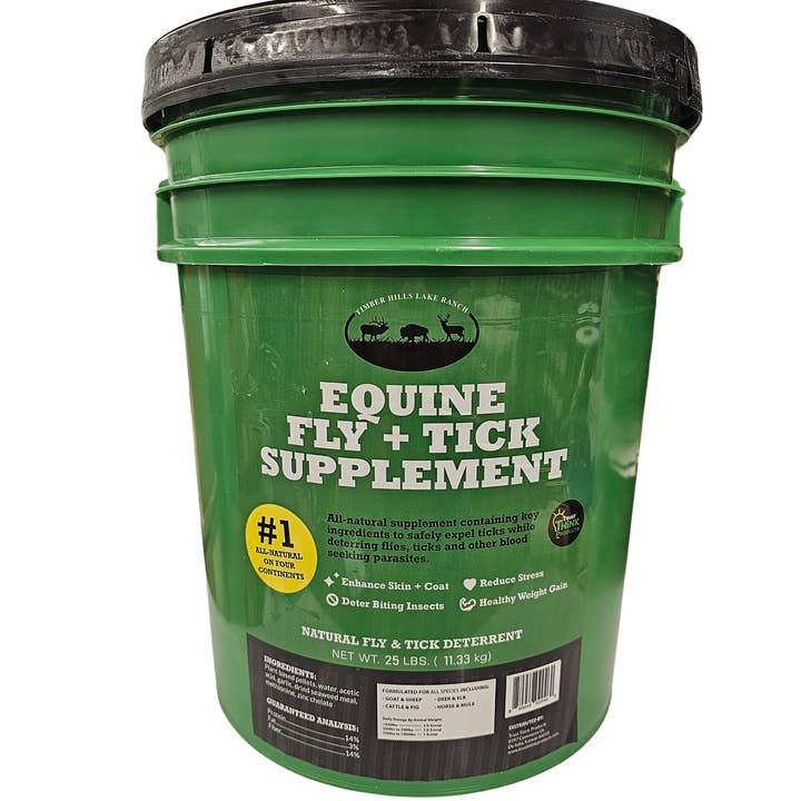Timber Hills - Equine | Fly & Tick Supplement | 25lb (6-month Supply) for wholesale by Trust Think Products