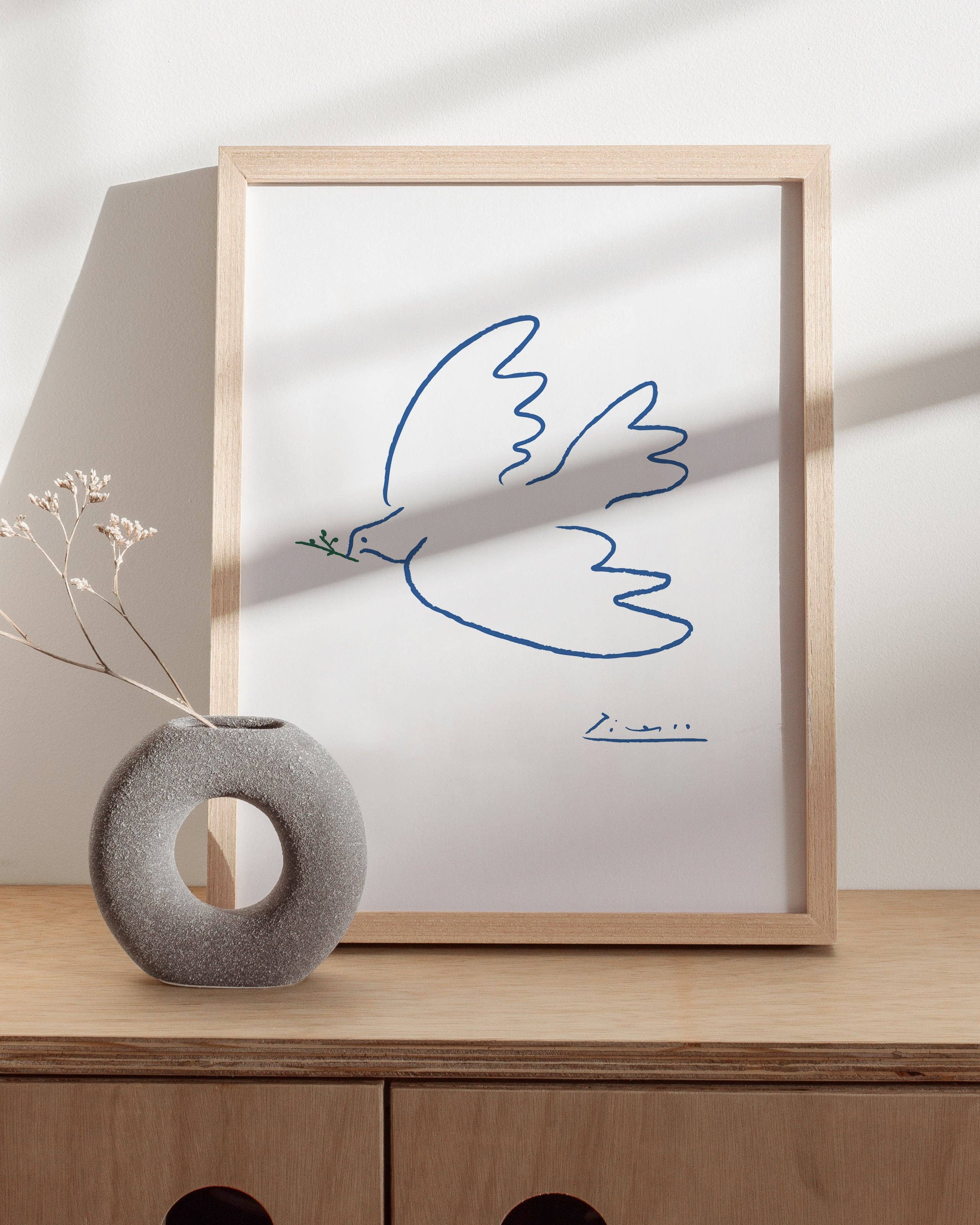 Haus and Hues - Wholesale Art Print - Picasso Dove1