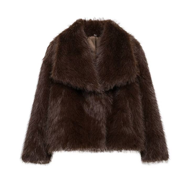 Marayn - Wholesale Fur/Faux Fur Coat - Women's - Luxury Faux Fur Coat European Chic Elegant Queen Style2