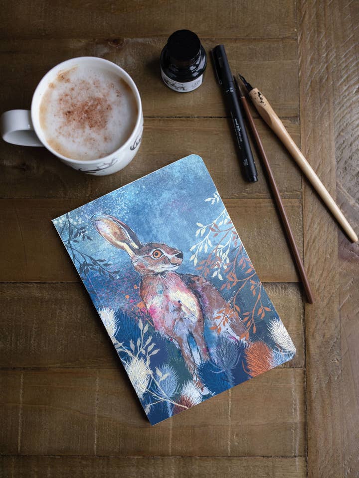 Cuaderno de tapa blanda A5 Hare Perfect Bound para venta al por mayor de Dollyhotdogs