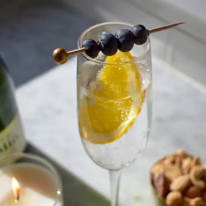 Sweet Divide - Wholesale Cocktail Pick - 3.5" Cocktail & Appetizer Picks - Gold Ball - 400 Ct Bulk2